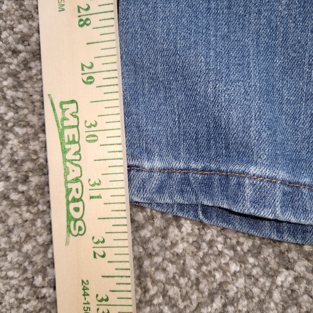 Carhartt Womens Denim Bib Overalls Light Wash Blue Stretch WR008 FBI XL 16/18 - Picture 7 of 16